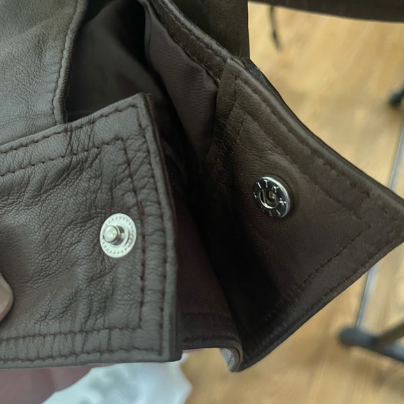 Tahari 100% leather jacket. - Picture 3 of 5